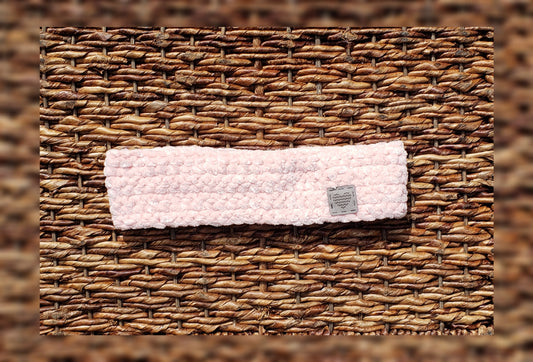 Light Pink Velvet Ear Warmers - The Hook Up