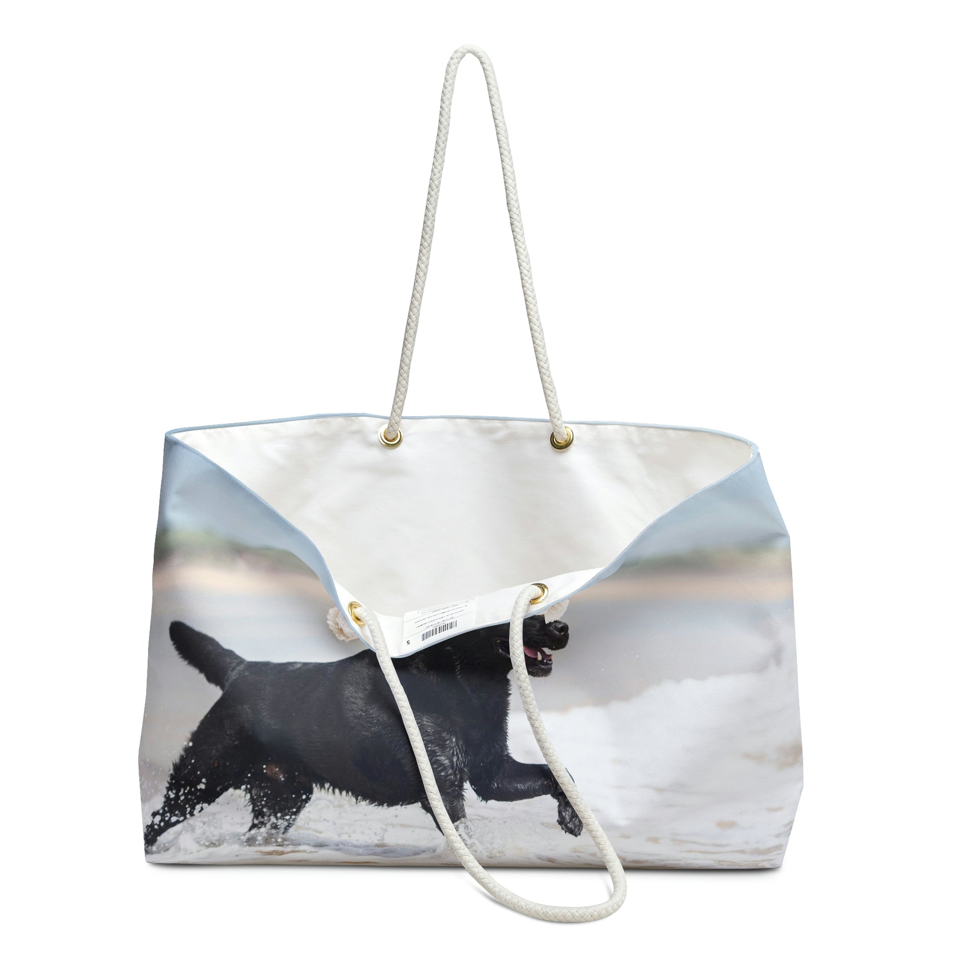 Oversized Black Lab Beach Bag - Gift Shop - The Hook Up