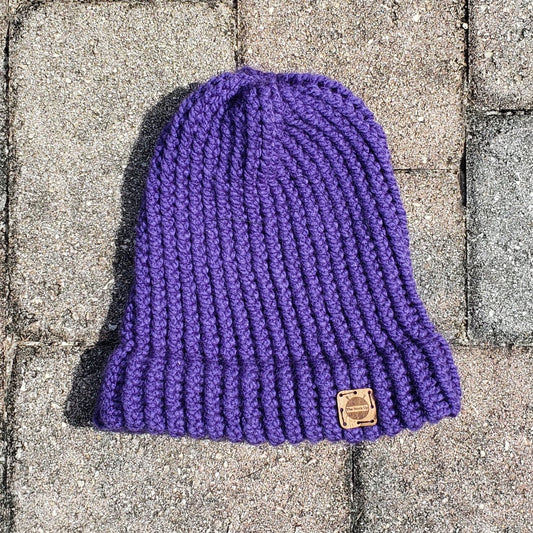 Royal Purple Beanie - The Hook Up